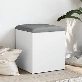 fehér, rétegelt fa tárolópad 42 x 42 x 45 cm