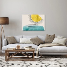 Kép - Absztrakt festmény a strandról N⁰2 (70x50 cm)
