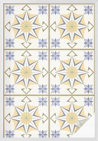 Szélvédőfólia Adatvédelem Geometrikus csillagok 100x146 cm