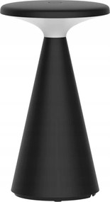 Kültéri asztali lámpa Led teraszra modern fekete akkumulátoros Polux