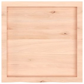 kezeletlen tömör tölgyfa fali polc 60x60x(2-4) cm
