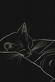 Poszter 68x101cm Ăjszakai nyugalom