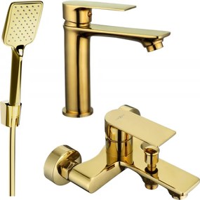 Mexen Royo R62 fürdőkád szett, arany - 72203R62-50