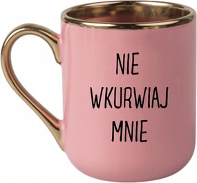 Bögre Elegáns Rózsaszín Arany Rant Vicces Ajándék Nem******