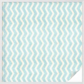 Szélvédőfólia Ablak Adatvédelem Cikk-cakk kék 100x100