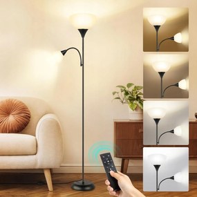 Outon Állólámpa olvasólámpával, szabályozható Led távirányító