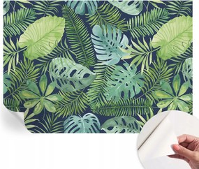 Divatos öntapadós fali tapéta Trópusi levelek 312x219 cm