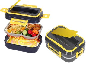 Ételmelegítő doboz - 12V/220V - fekete