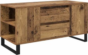 vidaXL Dohányzóasztal Öreg fa 102 x 44,5 x 50 cm Faanyag