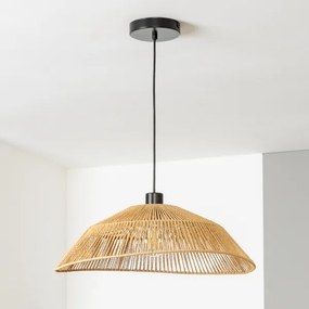 Brilagi - LED csillár zsinóron CERIA BOHO 1xE27/40W/230V átm. 50 cm barna