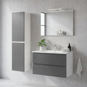 Vario Forte 35 függesztett oldal szekrény fehér-antracit