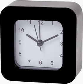Kis Óra Ébresztőóra Fekete Klasszikus Négyzet Akkumulátoros Karóra 9,2cm