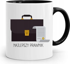 Fekete Bögre Ügyvédnek Mr. Mecenas fényképes nyomattal