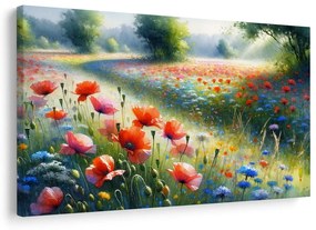 Kép a nyári reggel varázsa a réten