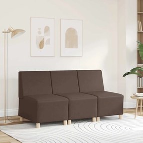 barna műbőr kanapéfotel 55 cm