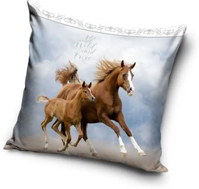 Lovas párnahuzat 40*40 cm