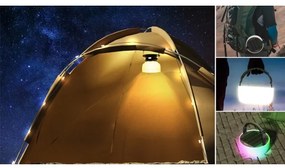 Immax 08493L - LED RGB hordozható napelemes lámpa LED/10W/5V/3600mAh/IP65