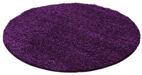 Sötétlila kerek szőnyeg ø 160 cm Life – Ayyildiz Carpets