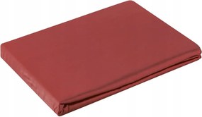 Gumi nélküli szatén lepedő Nova 180x210 Eurofirany piros