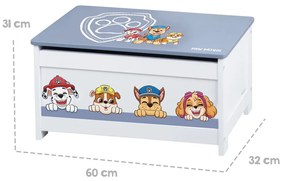 Gyerek tárolódoboz 60x32x30 cm Paw Patrol – Roba
