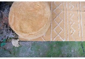 Okkersárga puff Chill Honey – Lorena Canals