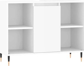 vidaXL magasfényű fehér szerelt fa fürdőszobaszekrény 80 x 33 x 60 cm