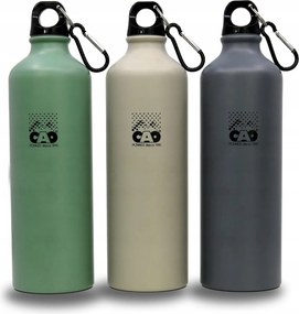 Vízpalack Cao Art 0,75 literes alumínium szürke karabiner