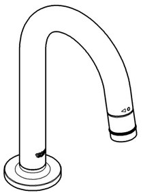 GROHE 20201000 - Álló szelep UNIVERSAL 113 mm fényes króm