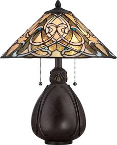 Quoizel INDIA QZ-INDIA-TL Asztali lámpa 2x75W/E27