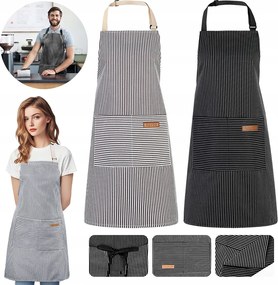 2 Db Univerzális,állítható Kötény Zsebekkel,szakács Kötény