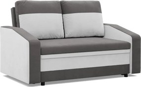 Hewlet kanapé, szövet anyag, szürke - fehér