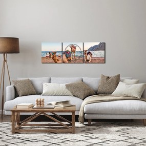 A tevék képe (órával) (90x30 cm)