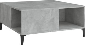 vidaXL betonszürke szerelt fa dohányzóasztal 80x80x36,5 cm