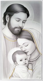 Keretbe festett Szent Család kép 80x43 cm Cikkszám: ES07152801D