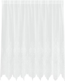 vidaXL Csipkés Függöny függönyökkel Fehér 140 x 200 cm Poliészter