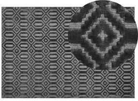 Sötétszürke szőnyeg 140 x 200 cm ADATEPE Beliani