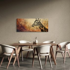 Kép - Zsiráf, festmény (120x50 cm)