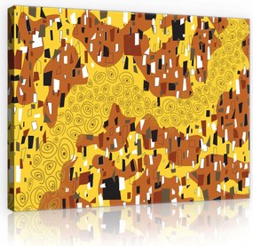 Vászonkép 100x75 Absztrakt dekoráció geometrikus organikus minták mozaik