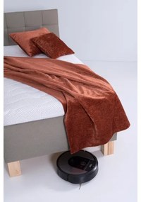 Kárpitozott tárolós ágy, matrac nélkül MARIA ONE 90x200 cm taupe