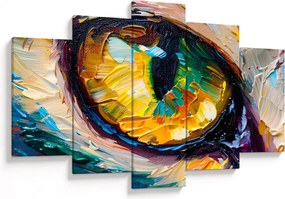 Kép - Macskaszem festmény (150x105 cm)