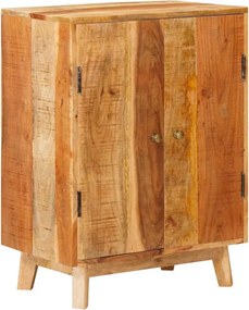 vidaXL Tároló szekrények ajtóval Barna 55 x 35 x 75 cm Tömör Mangófát