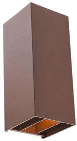 Redo 90637 - LED Kültéri lámpa SONNY 2xLED/5W/230V 2200/4000K IP54 barna