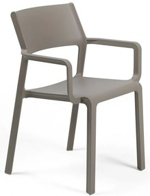 TRILL karfás kerti design szék, tortora