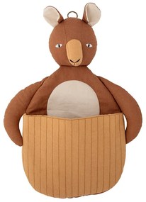 Barna textil játéktároló kosár 46x7,5x33 cm Toto – Bloomingville Mini