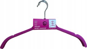 10 x Benefits velúr akasztó rózsaszín