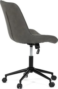 Pracovní židle, výškově nastavitelná, šedá látka, KA-V3120 GREY3