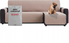 Vízálló ágytakaró kanapéra sarokvédő teflon bézs 200 cm jobbos