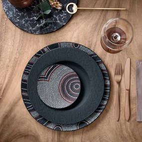Lapos tányér, Manufacture Rock kollekció - Villeroy & Boch