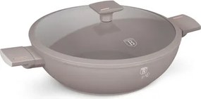BerlingerHaus Wok fedővel (30 cm) Taupe Collection BH/8095