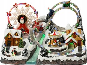 Karácsonyi LED-es vidámpark óriáskerék Rollercoaster